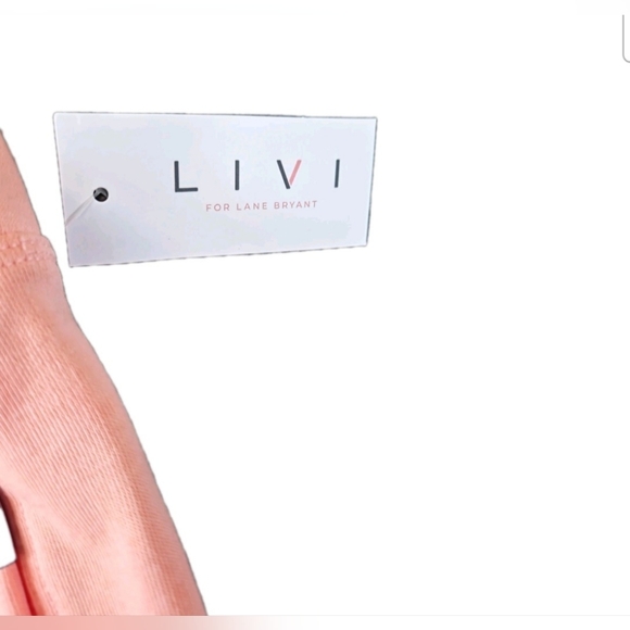 NWT LIVI Womens Pink Coral Athletic Shorts Stretch Size 18/20 Vacation Beach - Picture 3 of 7